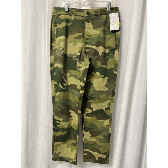 J. Crew Camo high-rise girlfriend chino pant Size 2 NWT - Picture 4 of 8